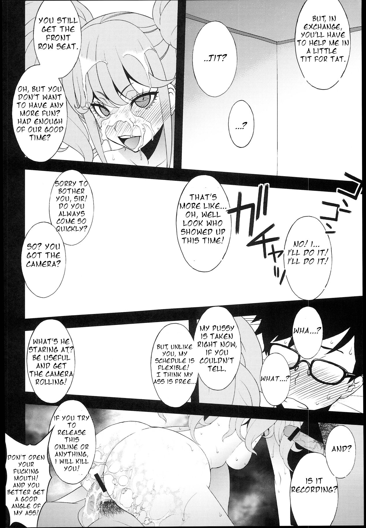 Chou Koukoukyuu Chinpo Izonshou Enkou Bitch Enoshima Junko | Super High School Level Penis Addiction Enoshima Junko page 9 full