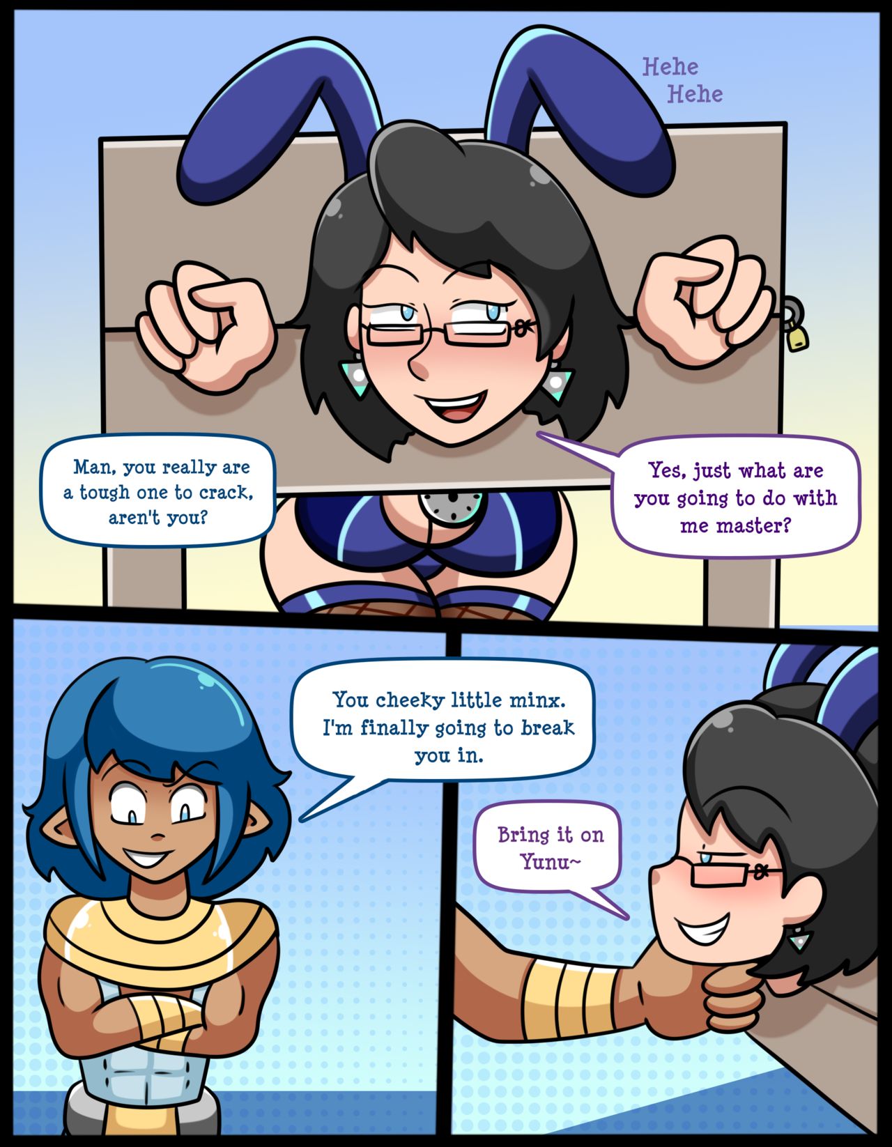 Bunny Bayonetta Spanked page 1 full
