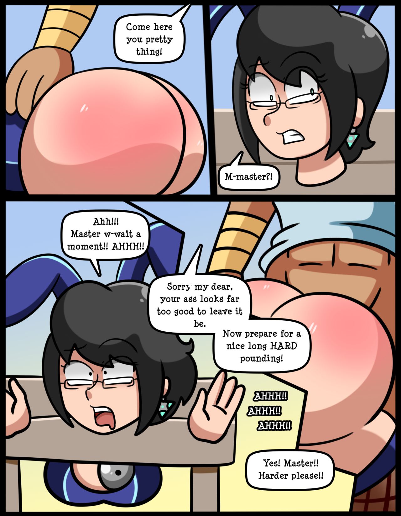 Bunny Bayonetta Spanked page 4 full