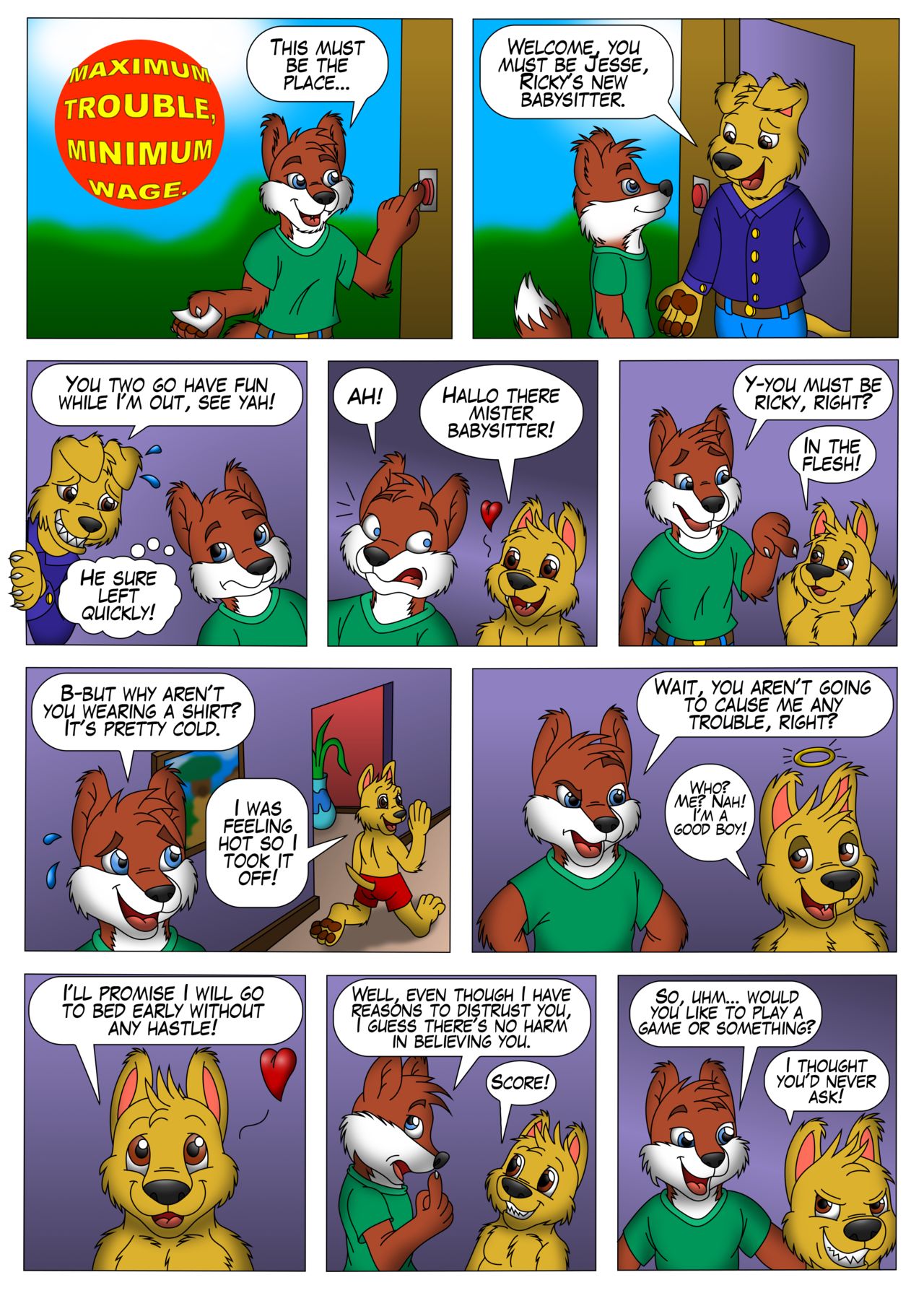 Maximum Trouble Minimum Wage page 1 full