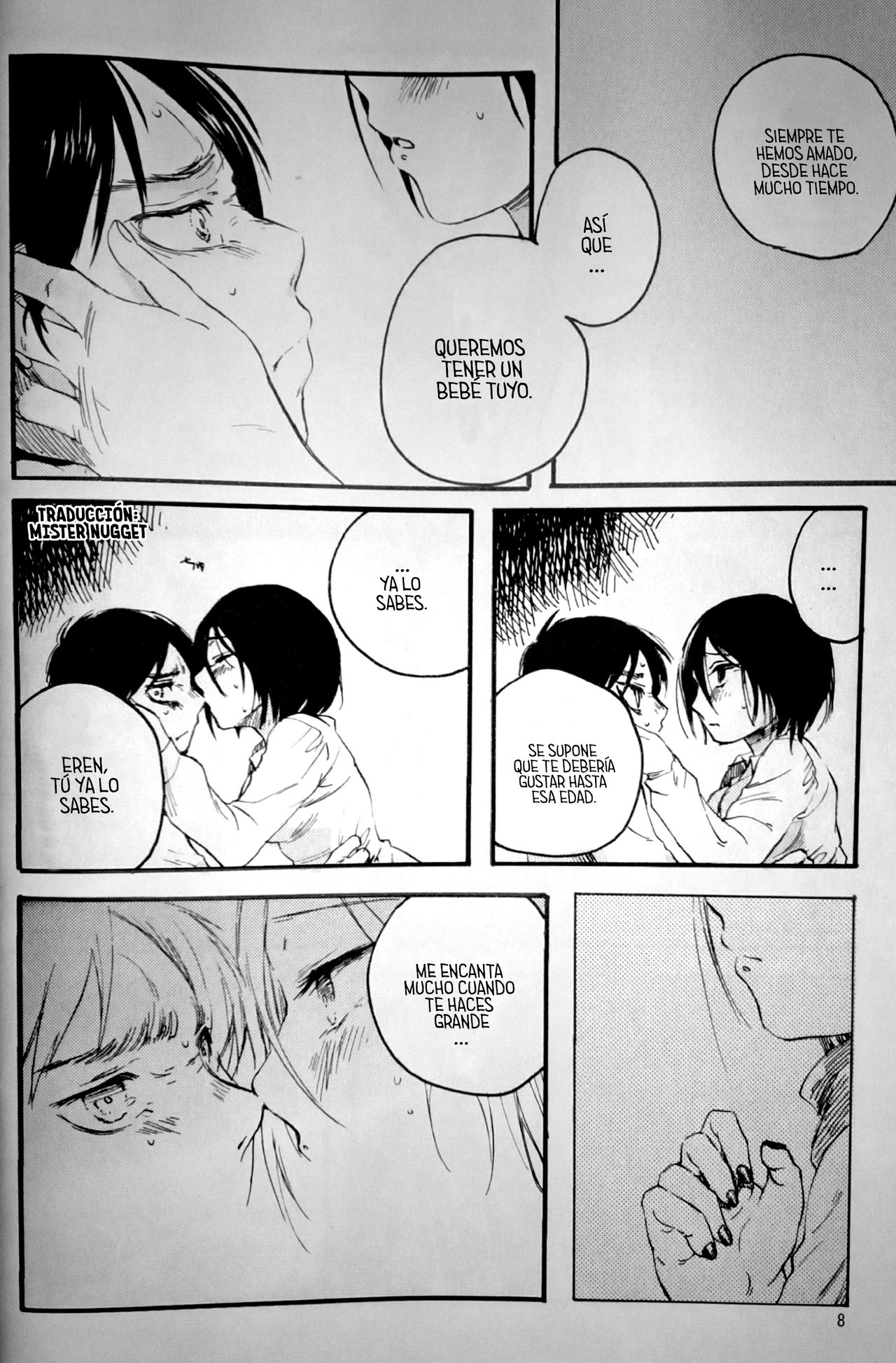 21-sai to 9-sai no Mikasa ni Aisarete Yoru mo Nemurenai Eren no Hanashi page 9 full