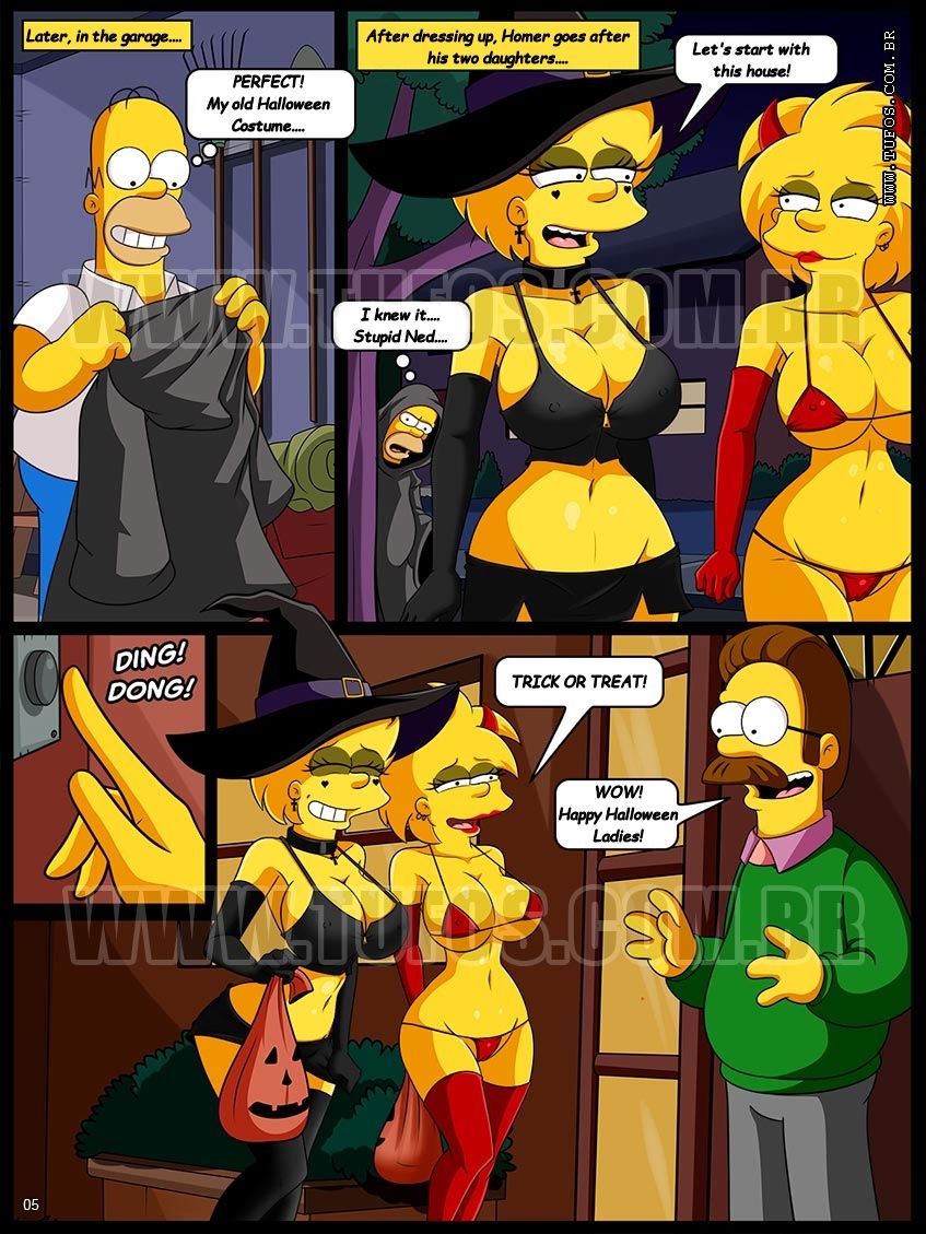 The Simpsons - Halloween Night page 5 full