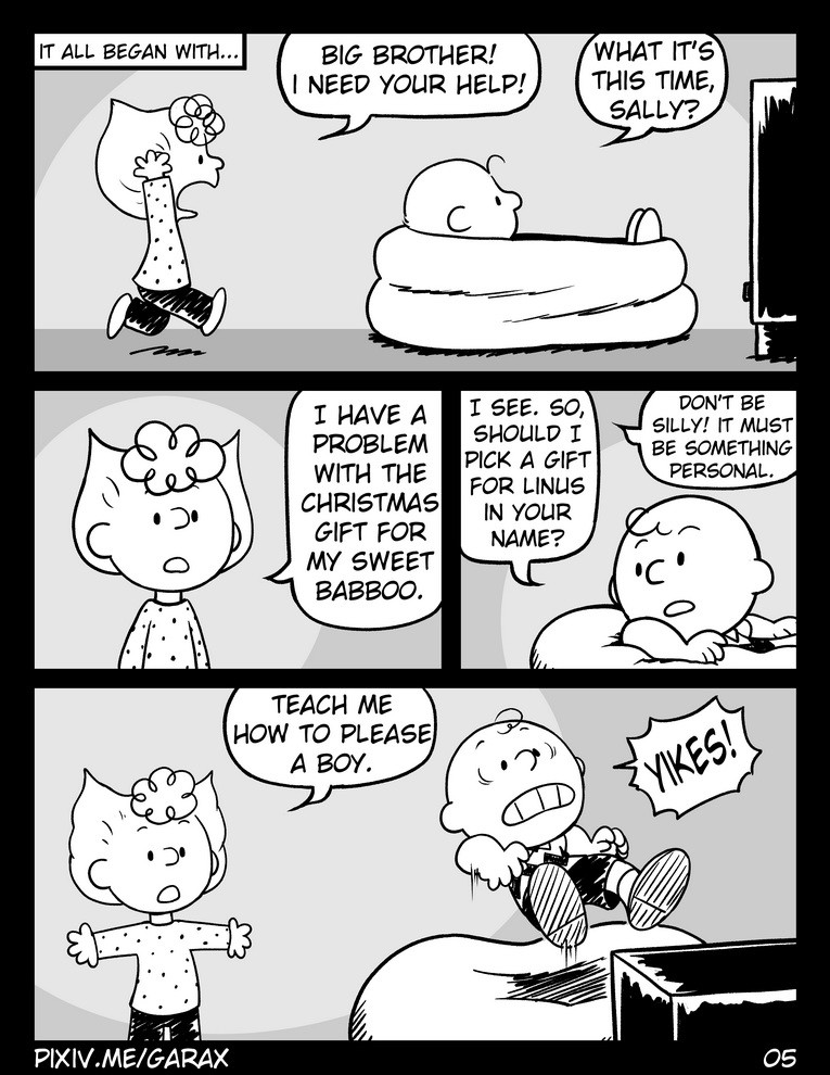 You are a  Fucker, Charlie Brown page 6 full