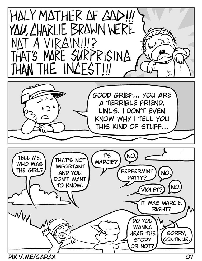 You are a  Fucker, Charlie Brown page 8 full