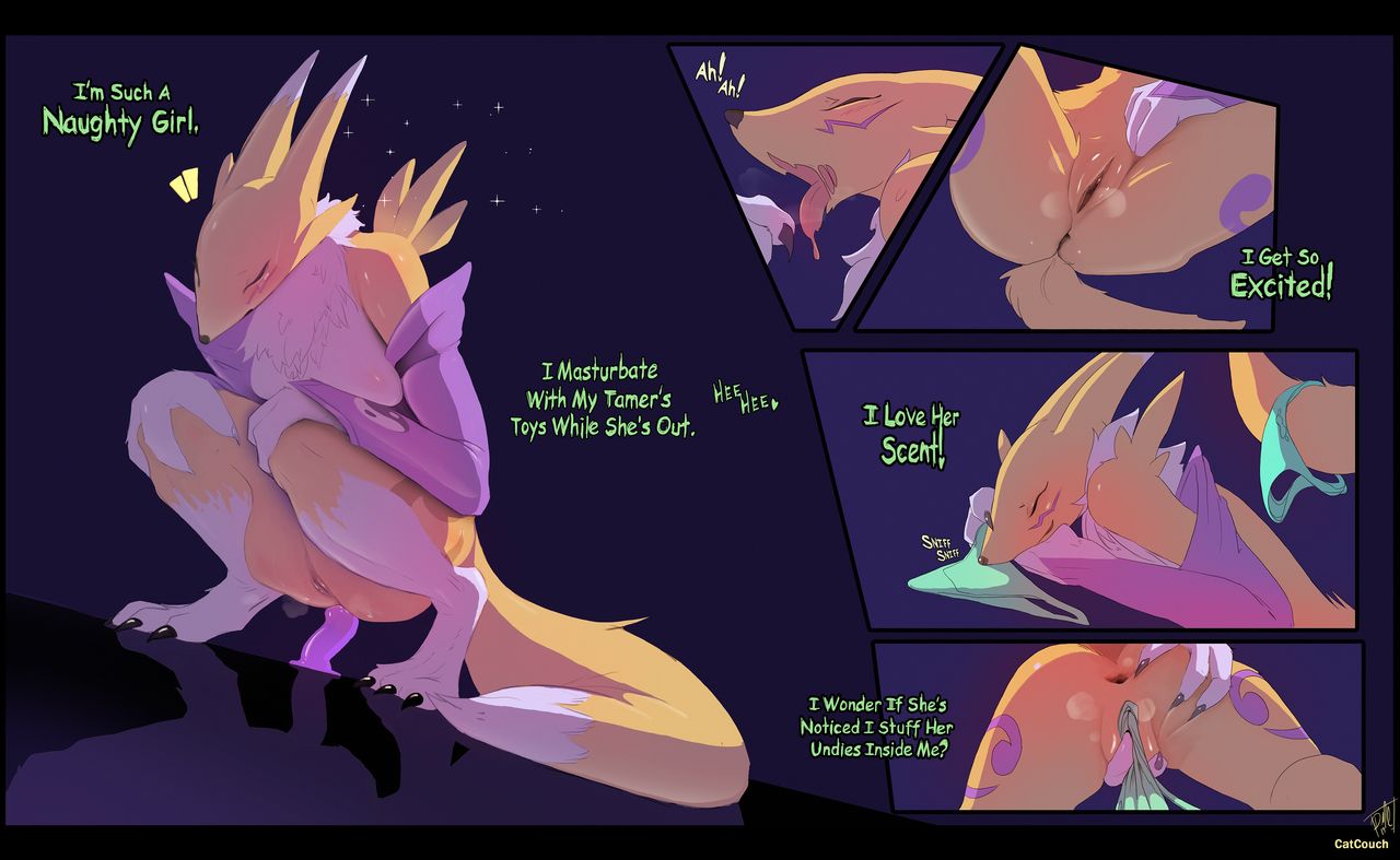 Excited Renamon page 1 full