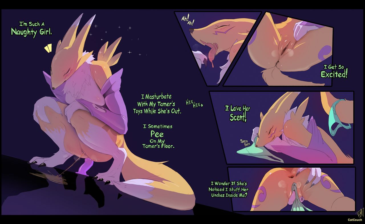 Excited Renamon page 3 full