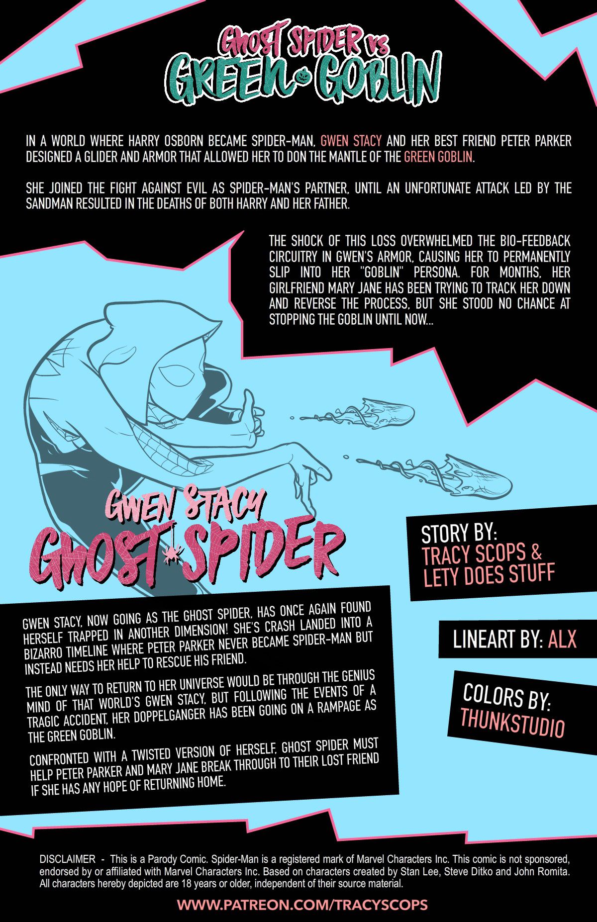 Ghost Spider VS. Green Goblin page 2 full