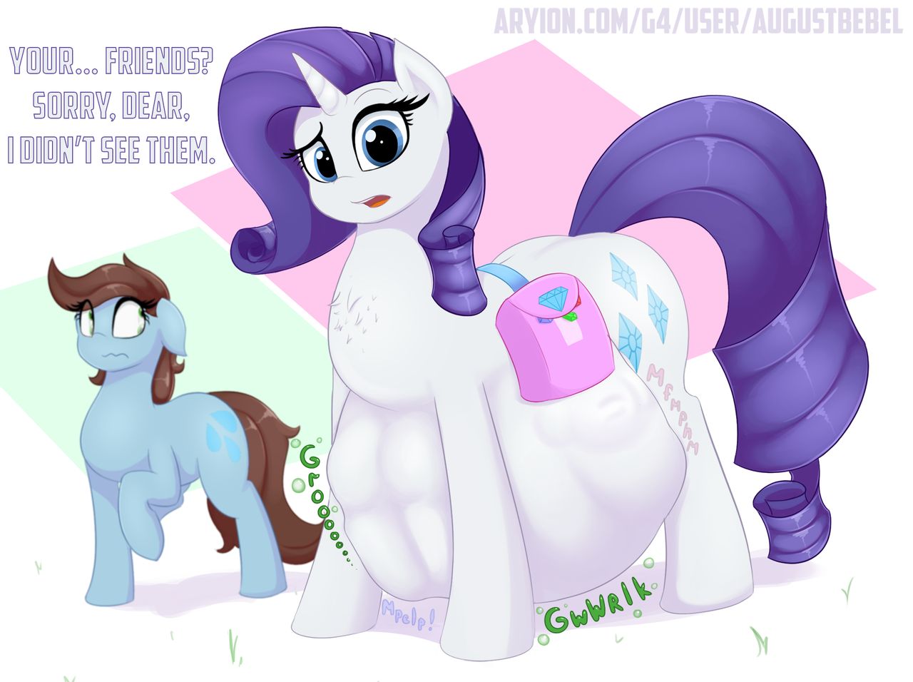 Rarity Vore Art Collection page 1 full