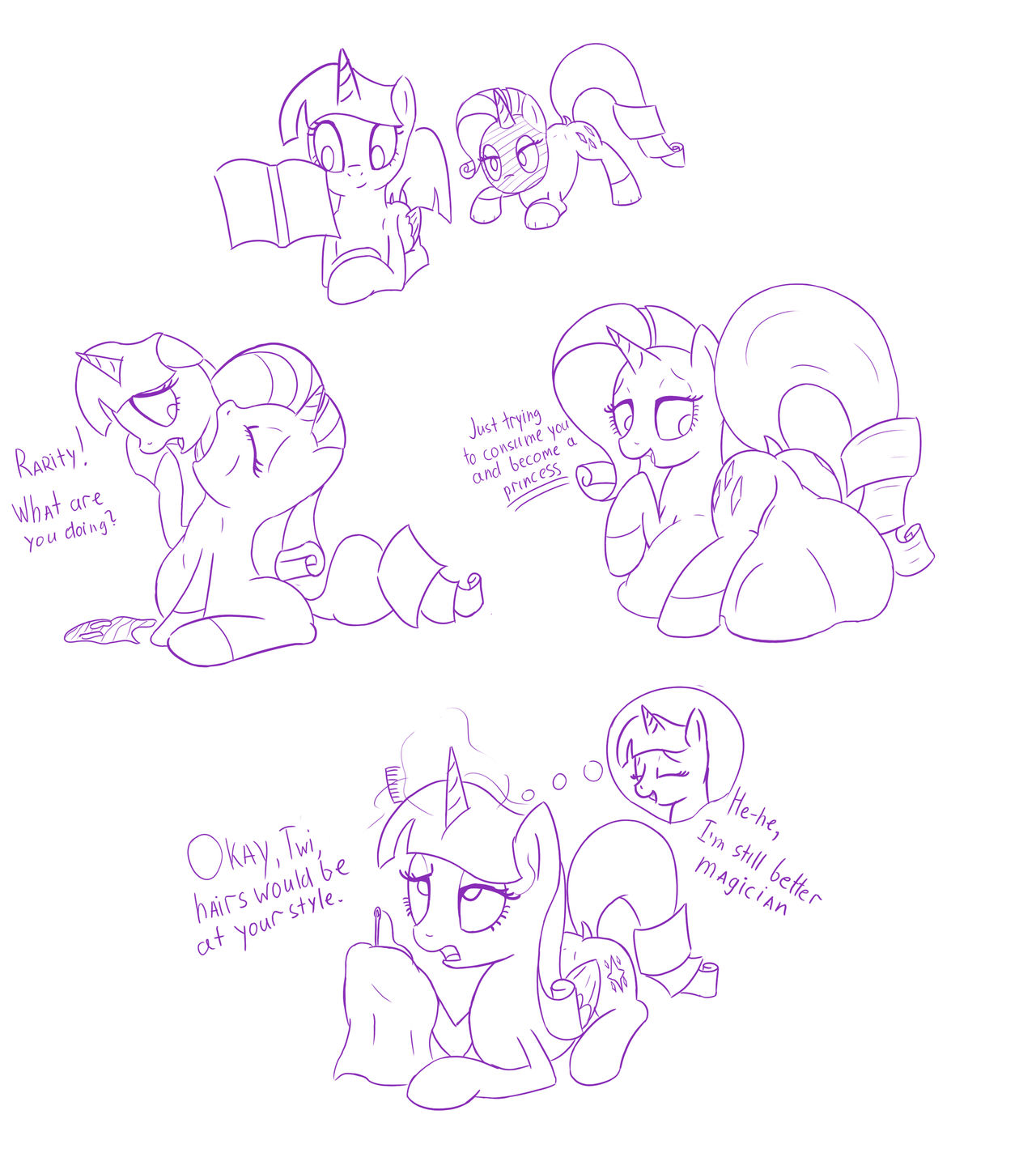 Rarity Vore Art Collection page 2 full