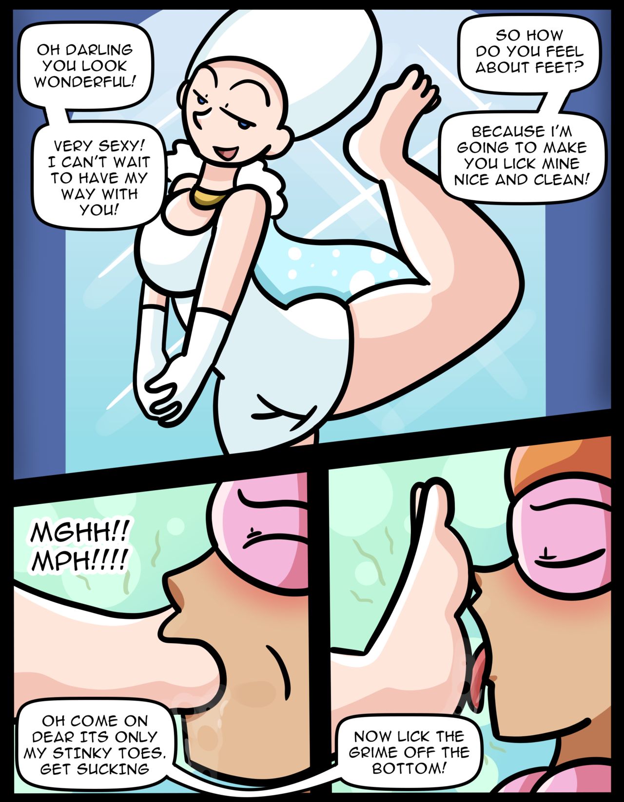 Marsha &amp; Batgirl page 4 full