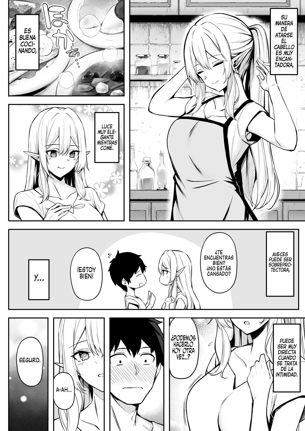 Isekai Shoukan II Elf na Onee-san no Tomodachi wa Suki desu ka? | ¿Te gustaría una amiga de la hermosa elfa de otro mundo? 2 page 6 full