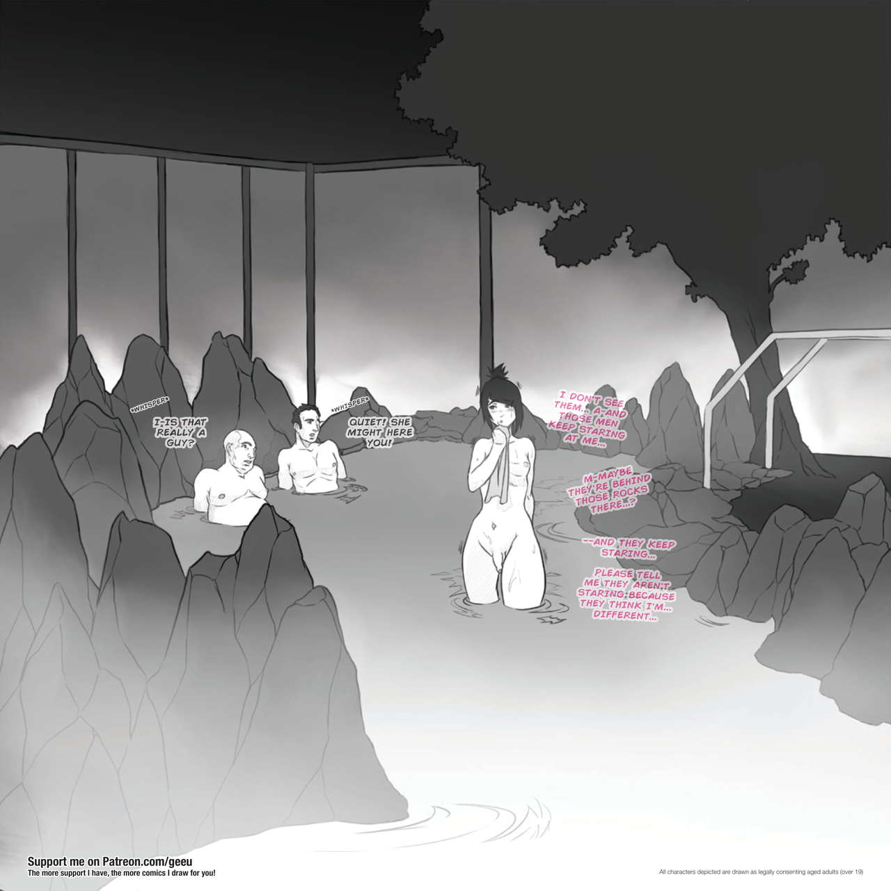 Yuki's Onsen 3Some page 7 full