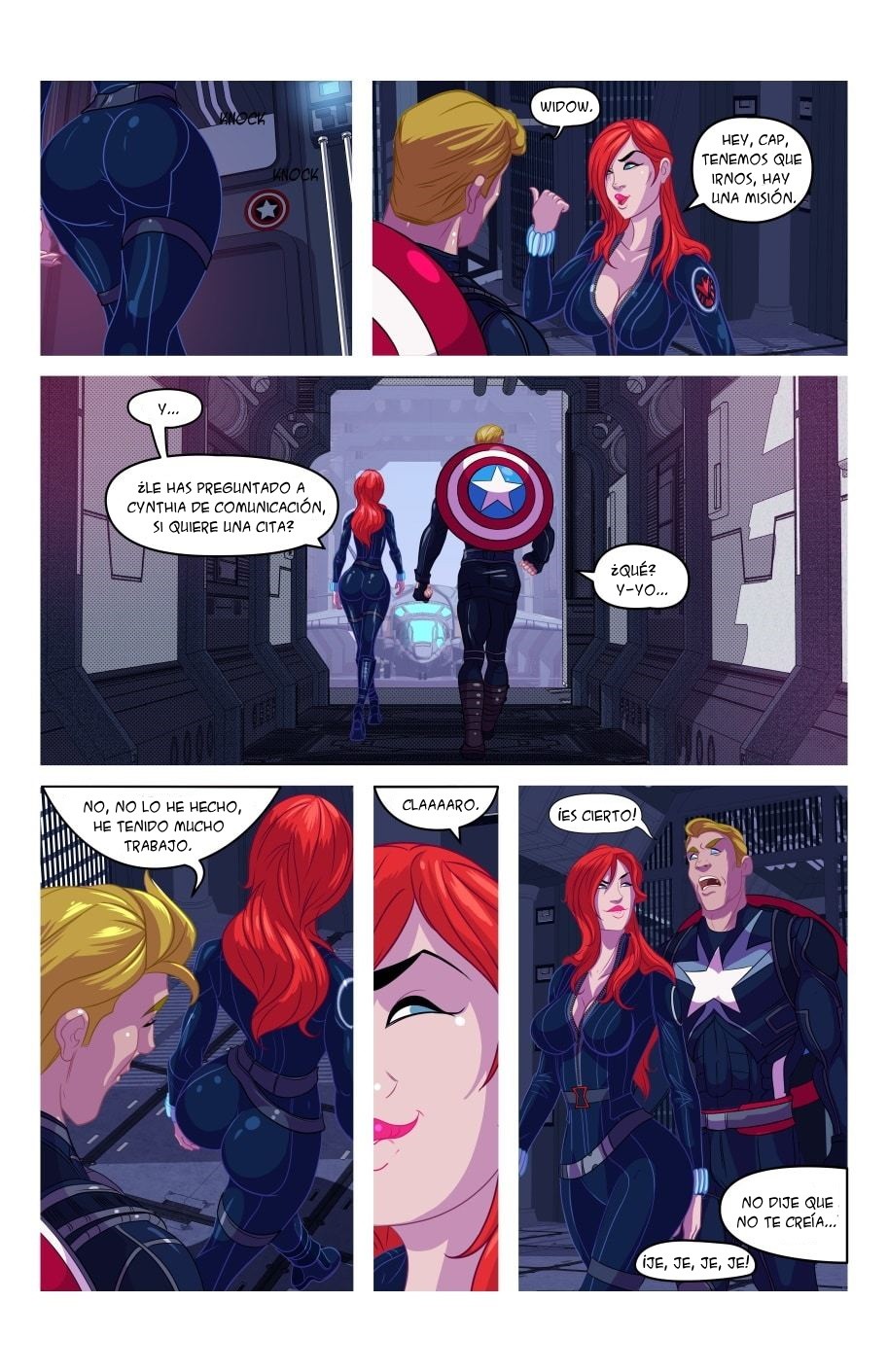 Widow's Downtime page 6 full