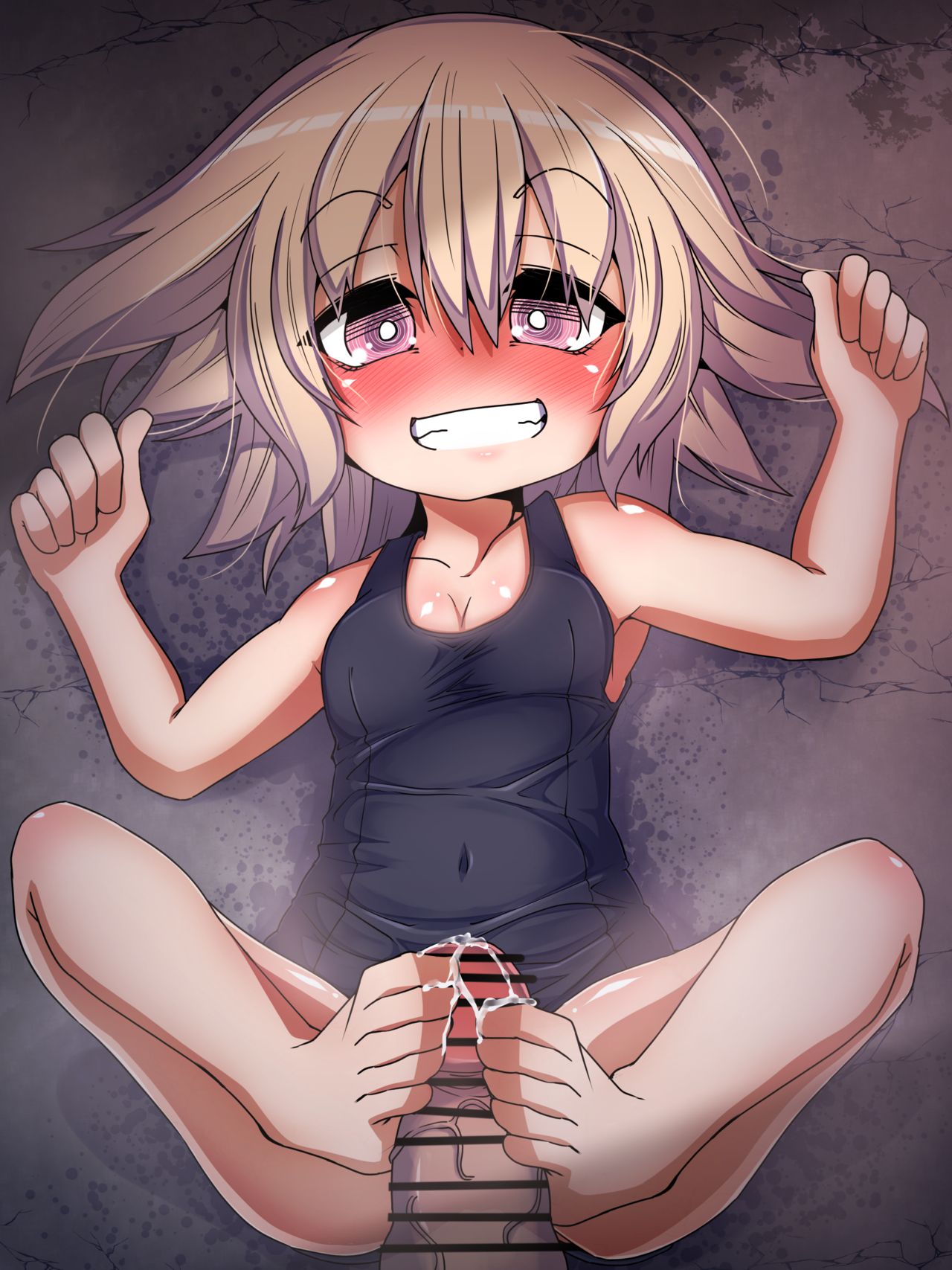 Ashi ga Tsutte Ugokenai Furi o Shite Taiiku Kyoushi o Aorinagara Yuuwaku suru Namaiki Mizugi JS page 7 full