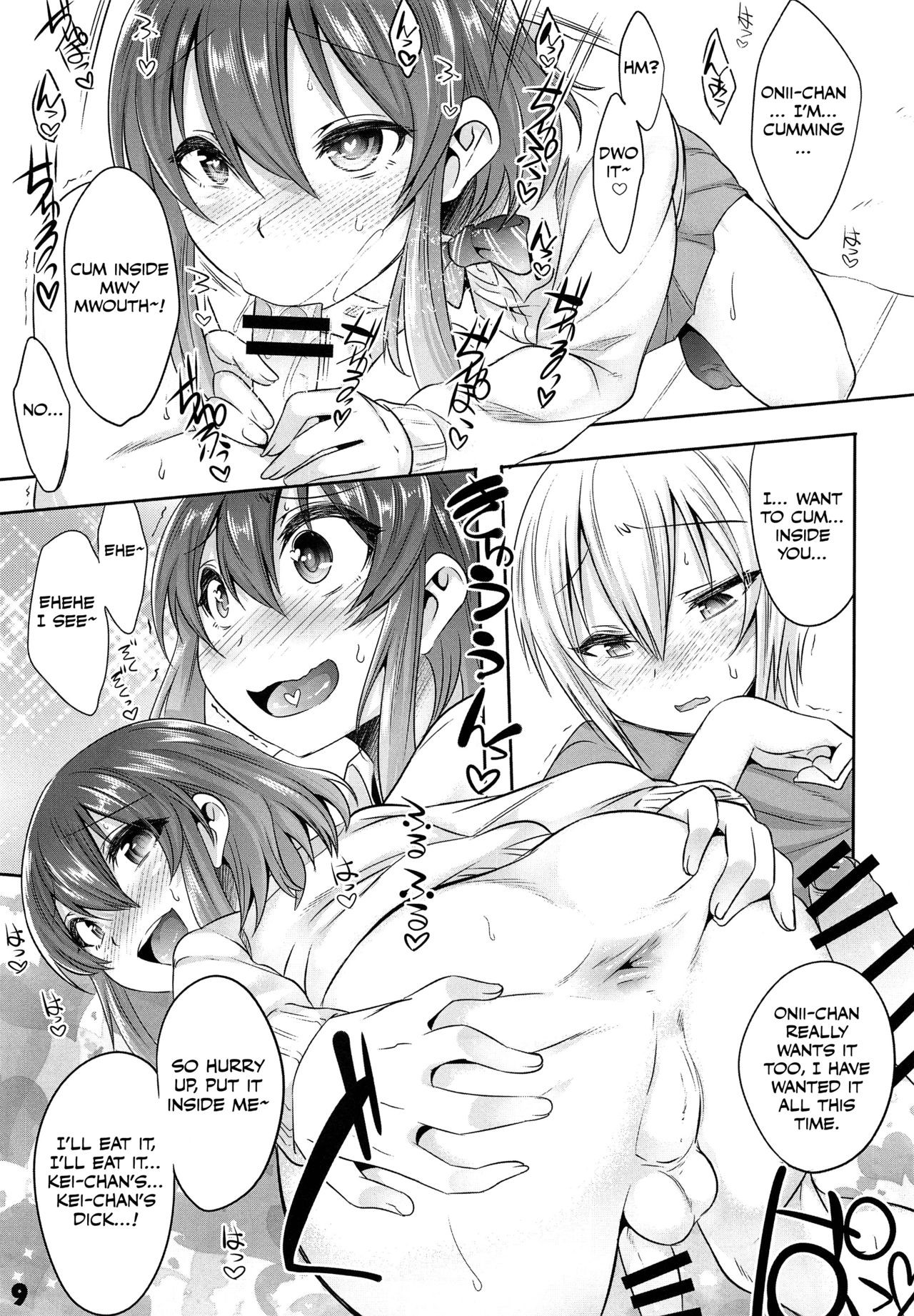Onii-cha ga Ecchi de Komacchaccha page 8 full