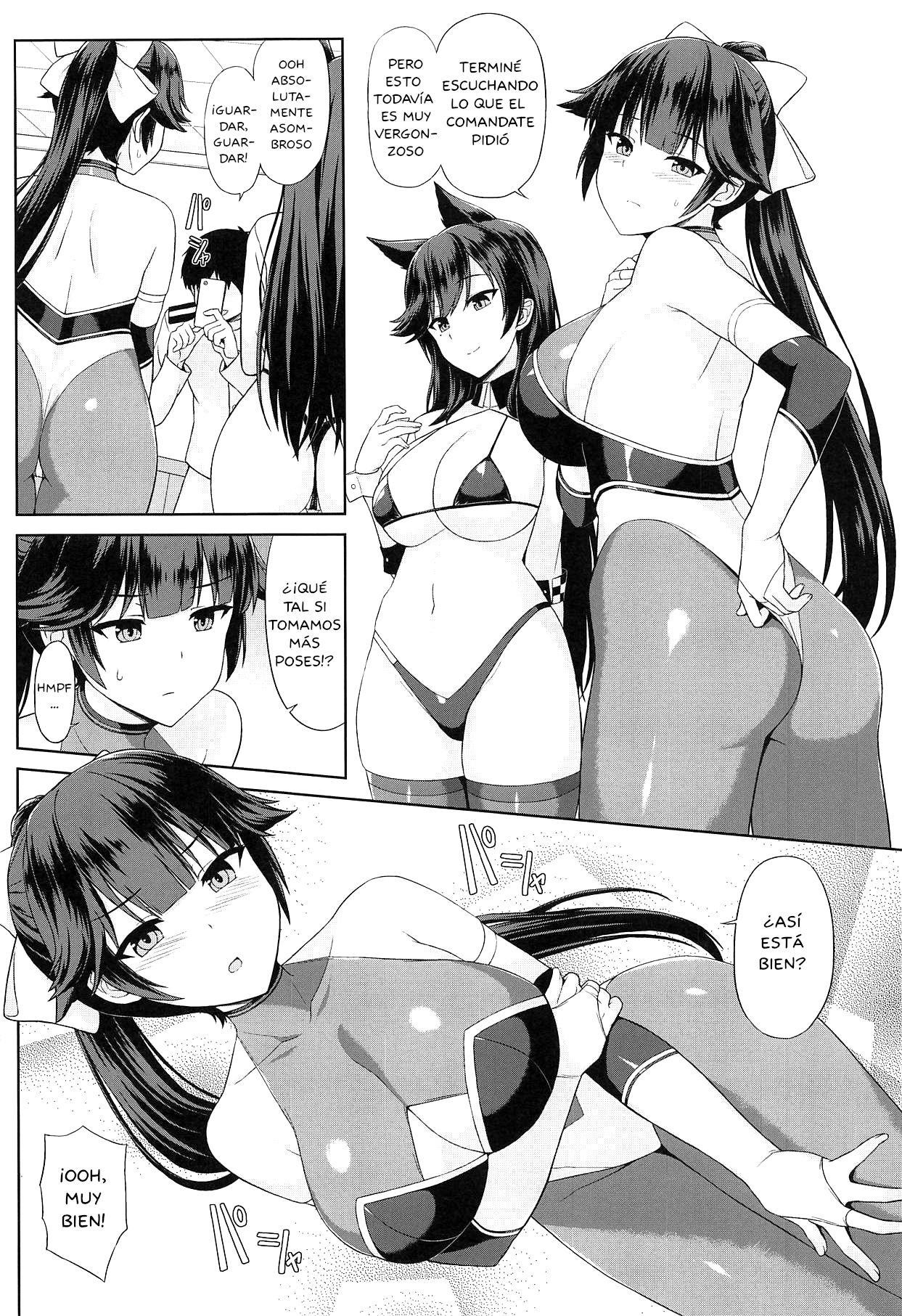 Takao to Atago no Choppiri H na RQ Satsueikai page 4 full