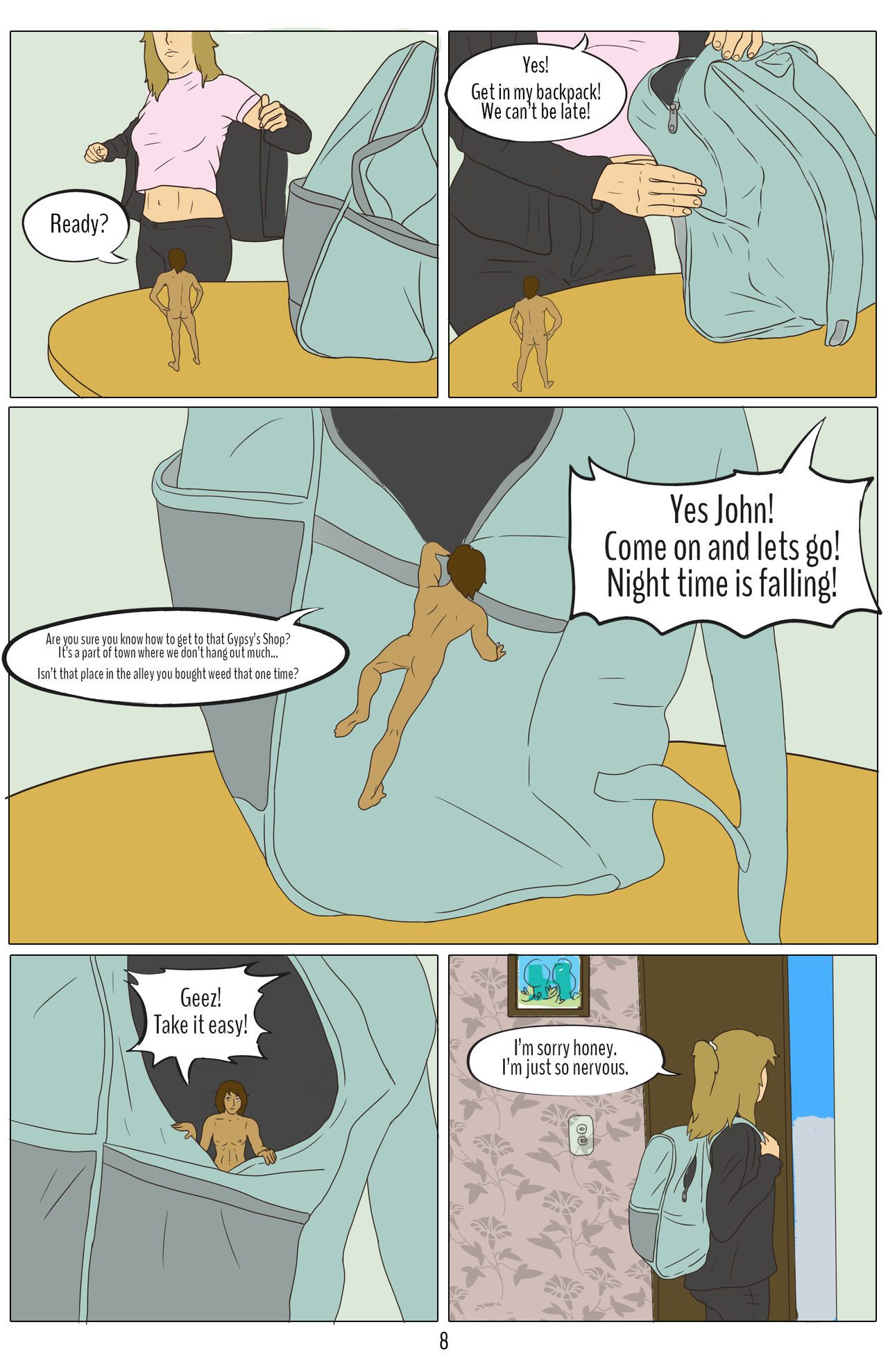 Joyce &amp; John - Meet the Colossal Woman page 10 full