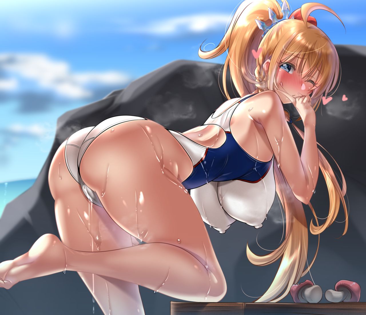 Ecchi na Kibun ni Naru Kinoko o Tabechatta Peco Nee-san page 1 full