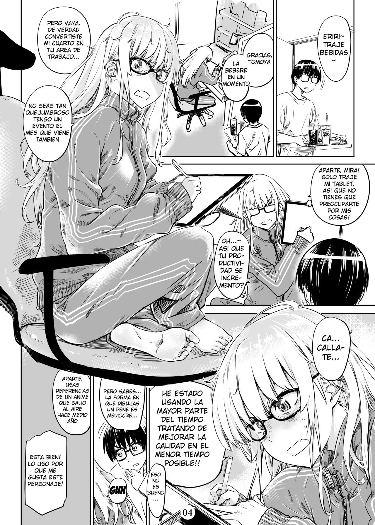 Saenai Ero Doujin Sensei no Kudokikata page 4 full