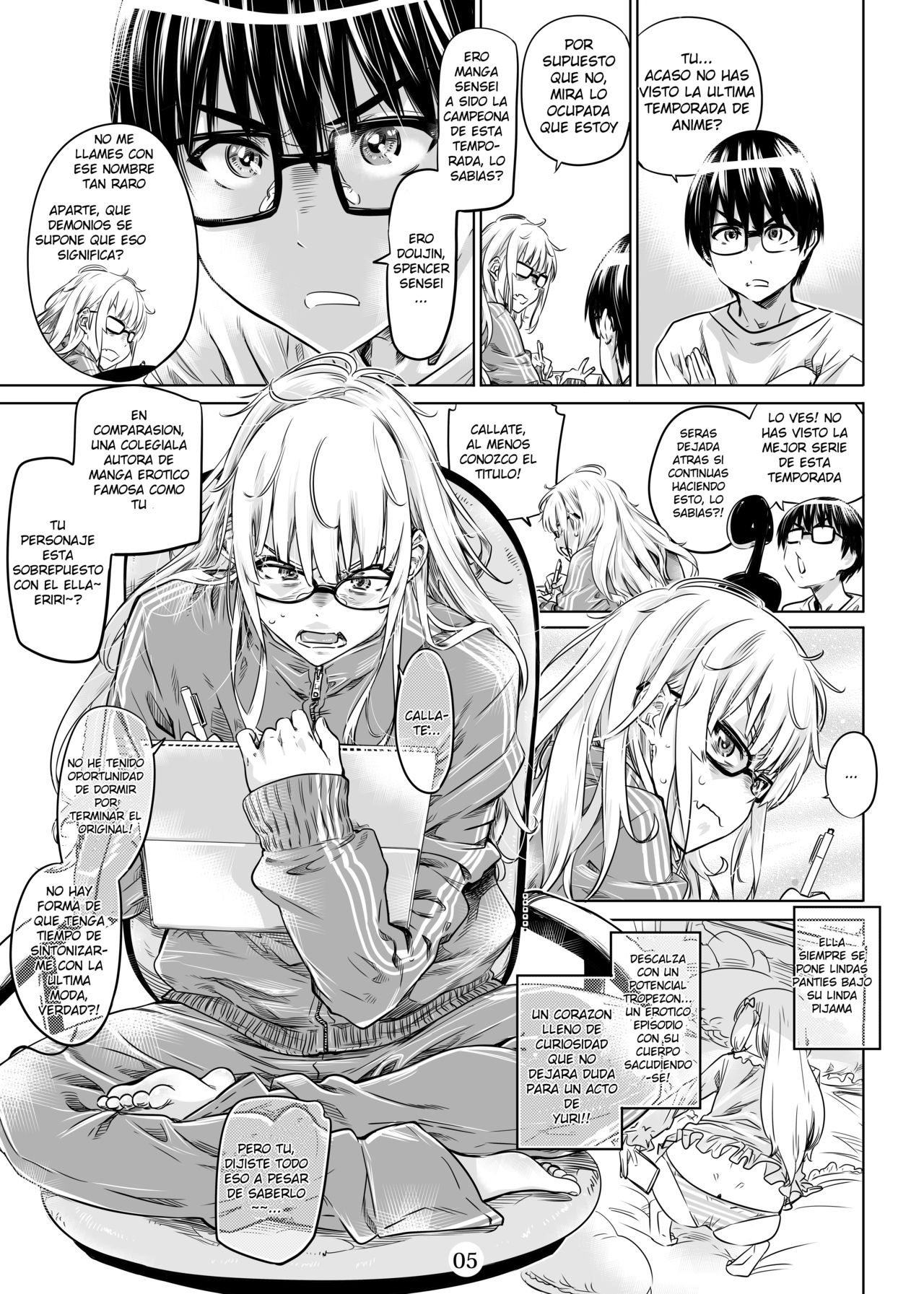 Saenai Ero Doujin Sensei no Kudokikata page 5 full