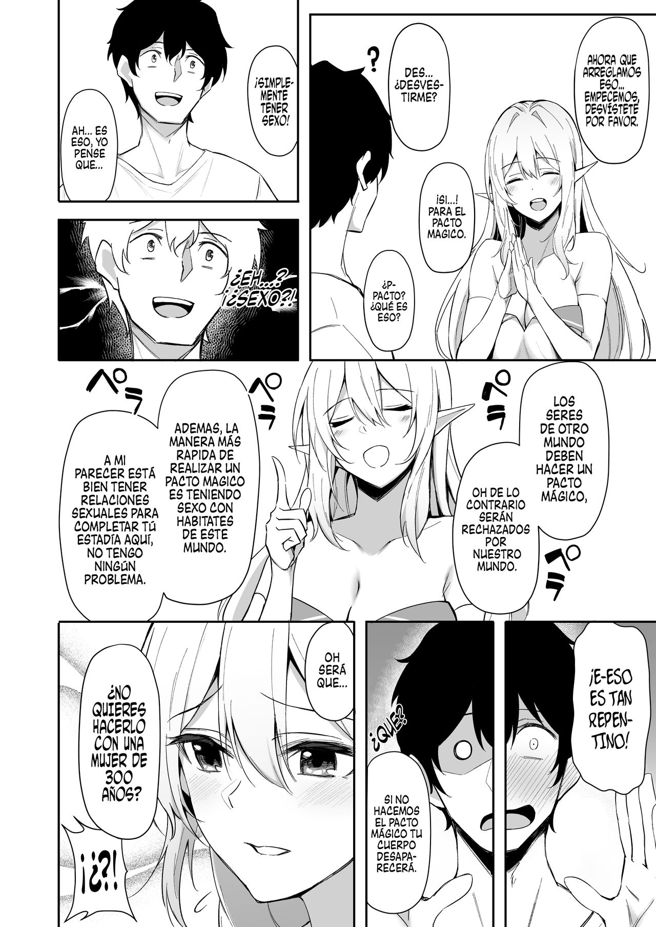 Isekai Shoukan - Elf na Onee-san wa Suki desu ka? | ¿Te gustaría una hermosa elfa de otro mundo? 1 page 7 full