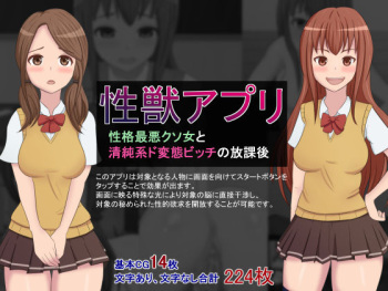 Seijuu Appli ~Seikaku Saiaku Kusoonna to Seijunkei DoHentai Bitch no Houkago~ cover