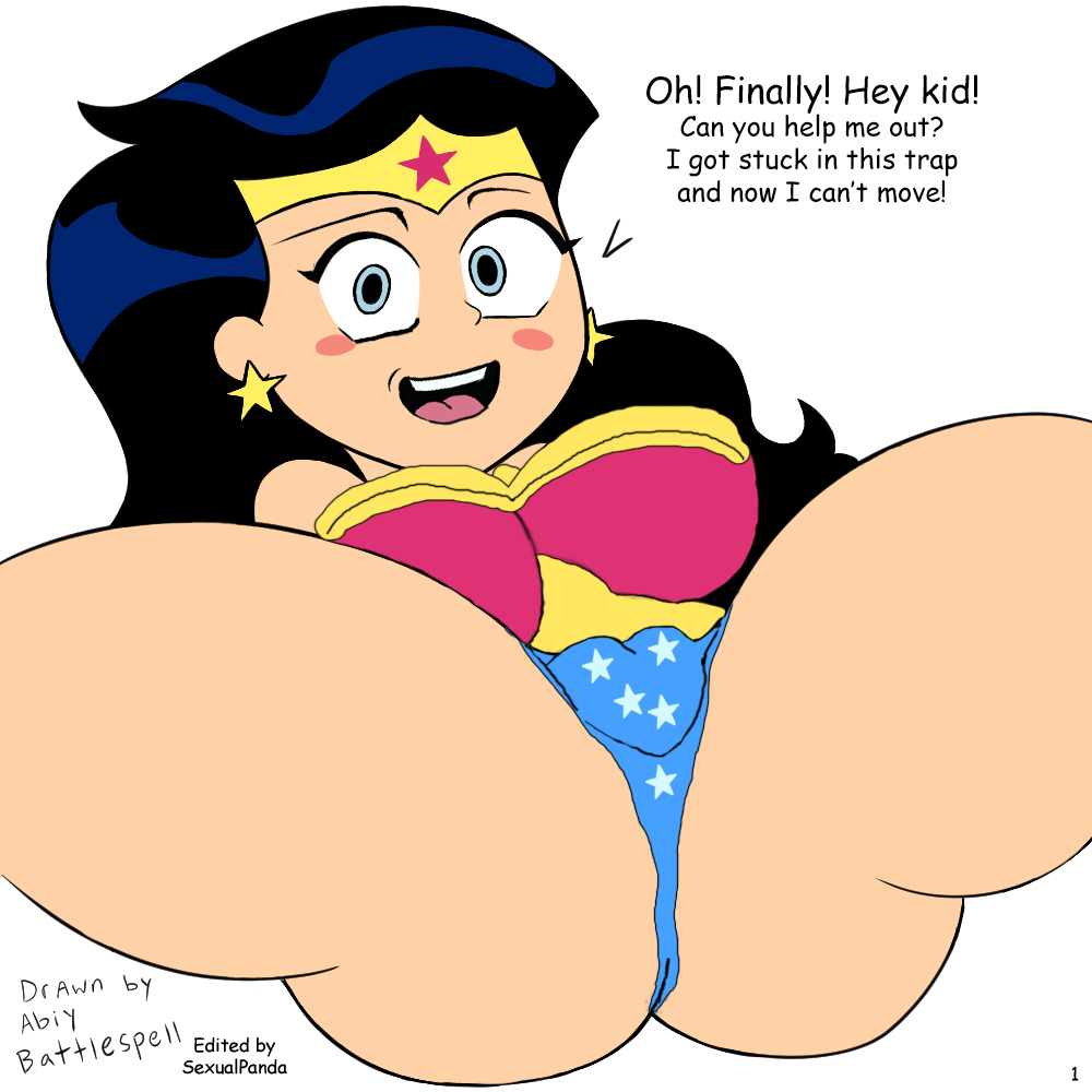 Wonder Woman Rape Comic page 1 full