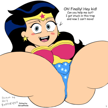 Wonder Woman Rape Comic cover