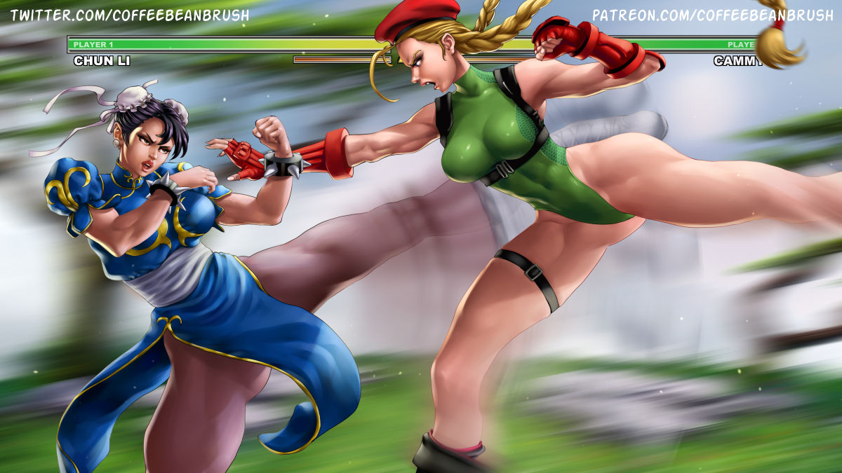 chun li x cammy by coffeebeanbrush page 1 full