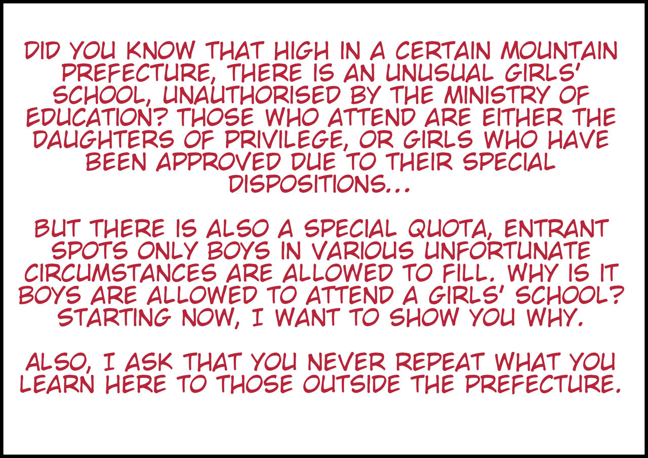 S Joshi Gakuen Higeki no Danshi Tokubetsu Waku | Sadist Girls Academy: The Tragedy of the Special Quota Boys page 2 full