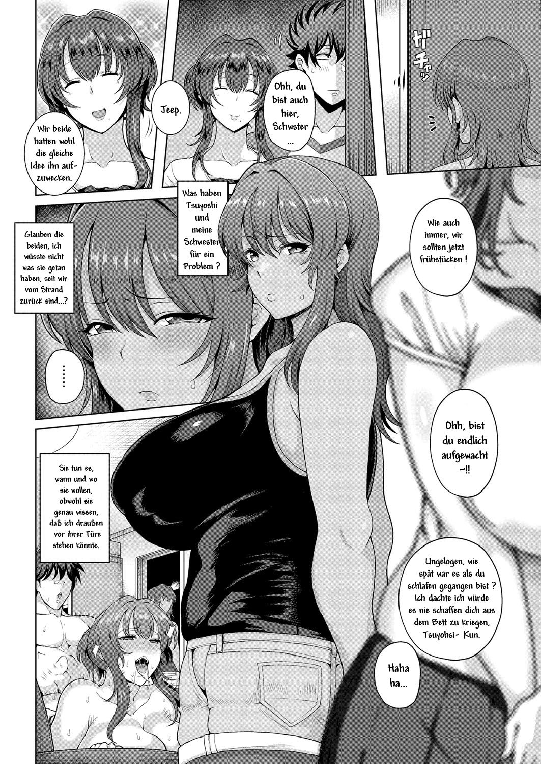 Toshiue Zukushi Jukushita Sanshimai 2 -Hajimete Miru Mesu no Kao- page 2 full