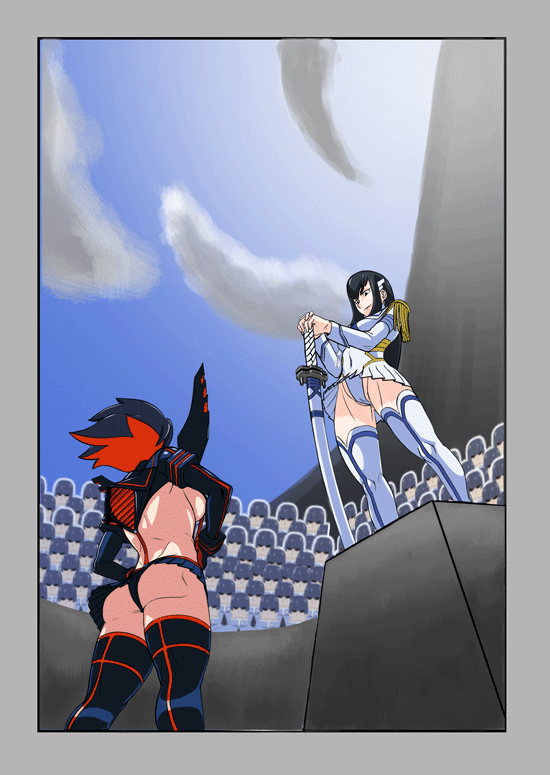 Kill la Kill Comic + roughs, alternatives etc. page 3 full