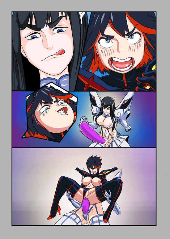Kill la Kill Comic + roughs, alternatives etc. page 4 full