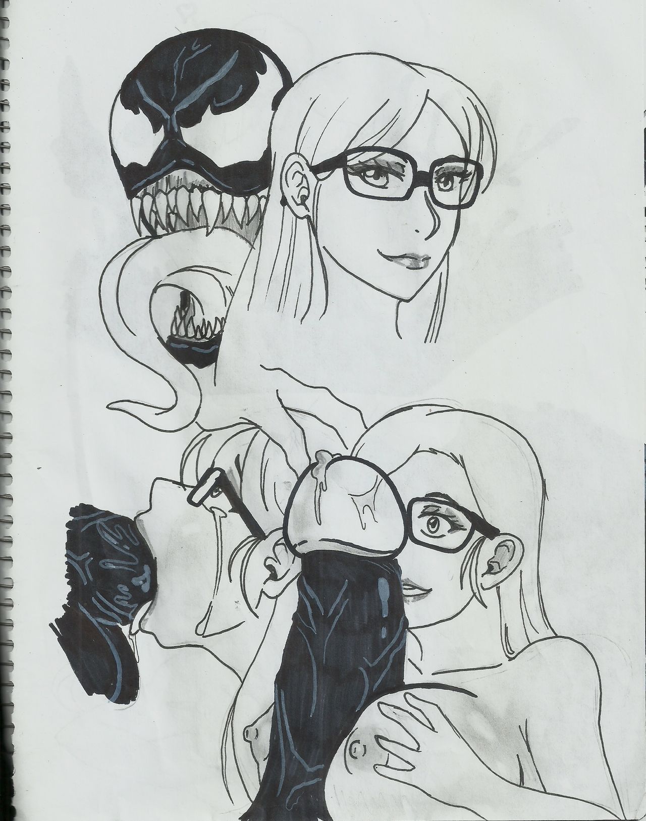 Inktober: Venom x MJ page 2 full