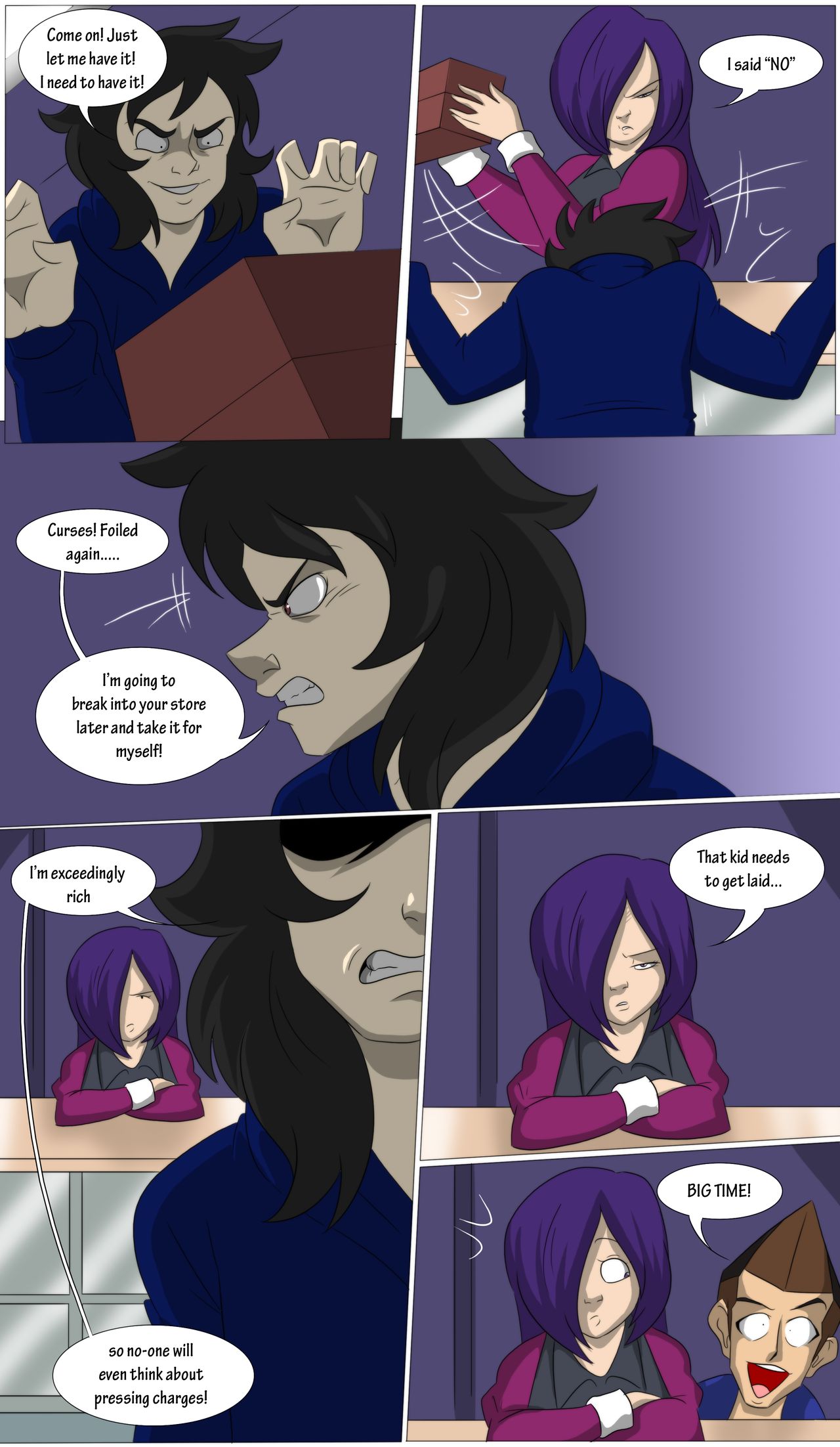 TFSubmissions - Black Dragon Treasure Transformation/Gender Bender Comic page 4 full