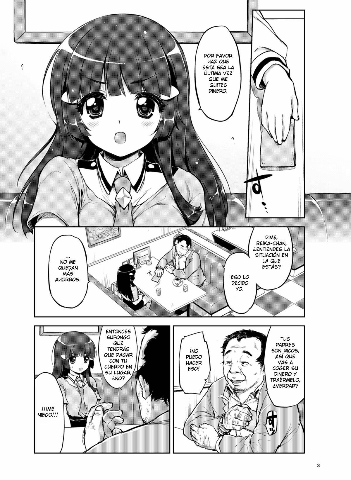 Threatened Reika-chan page 3 full