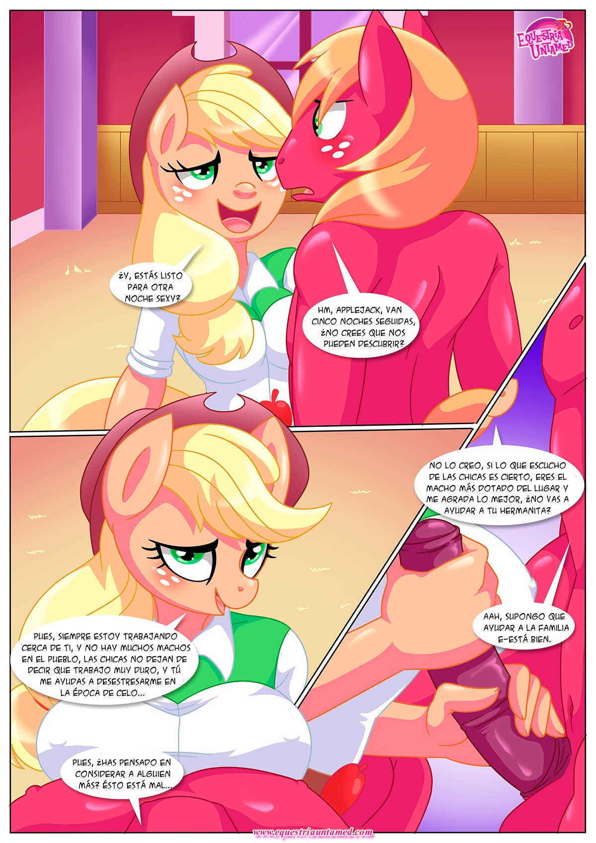 Applejack's secret is out! -  -  - page 4 full