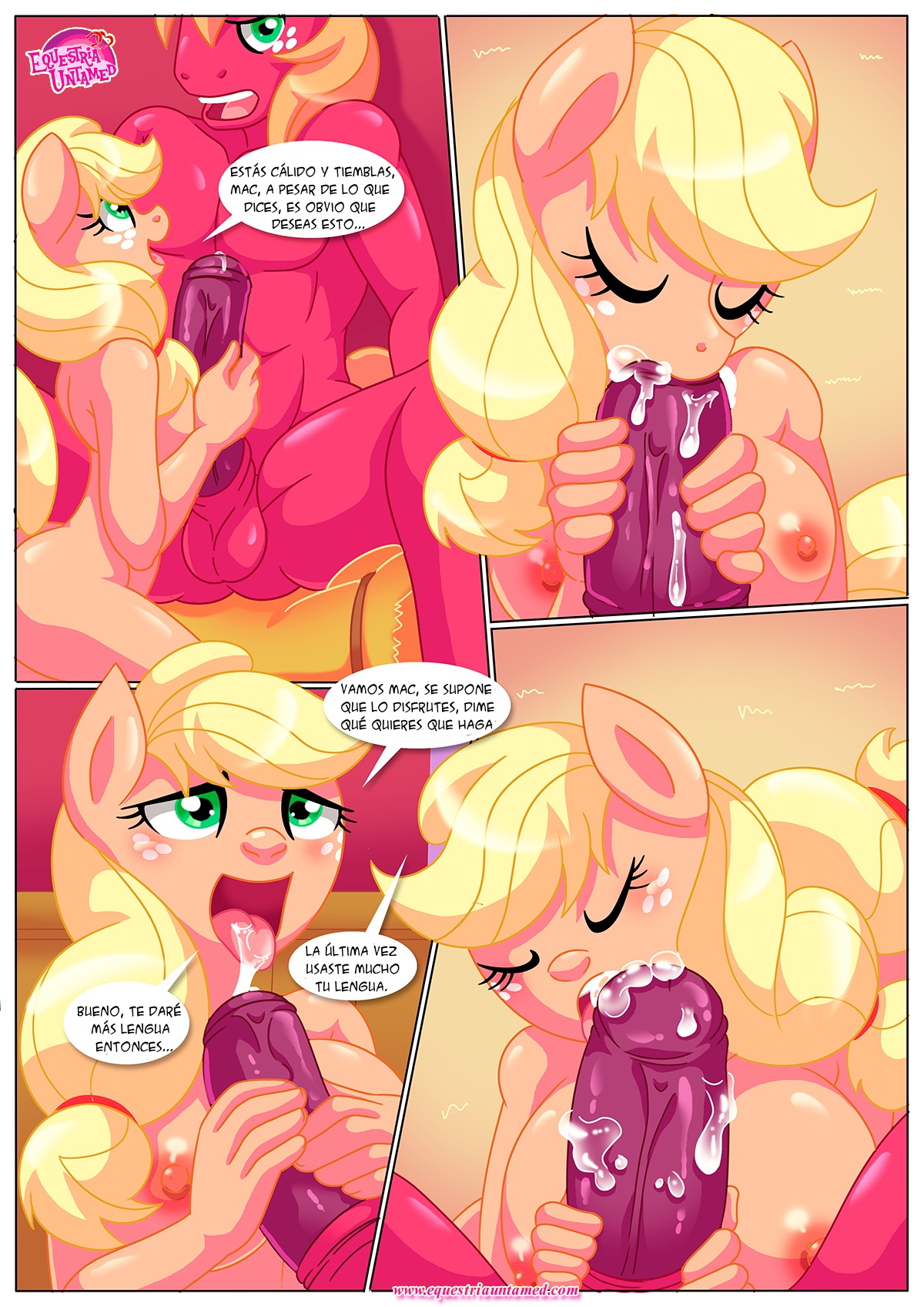 Applejack's secret is out! -  -  - page 6 full
