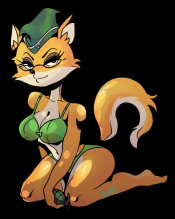 Lt. Fox Vixen - Squirrel and Hedgehog - 5th Pack cover