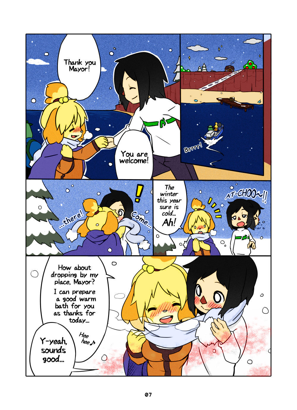 Belle's Love Vacation! page 8 full