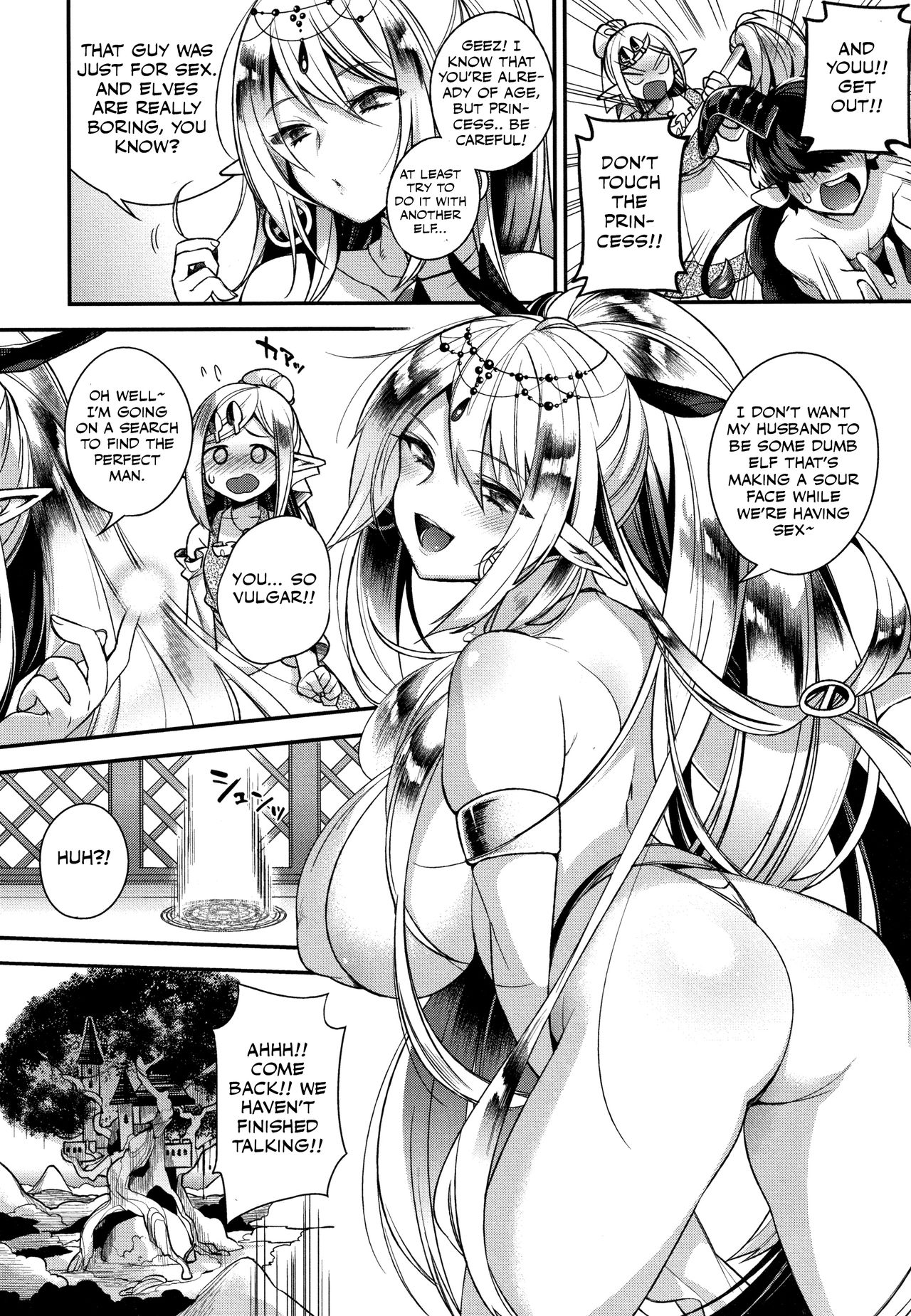 Shotaku-kun wa Elf no Hime-sama o Jouzu ni Haramaserareru kana? page 6 full