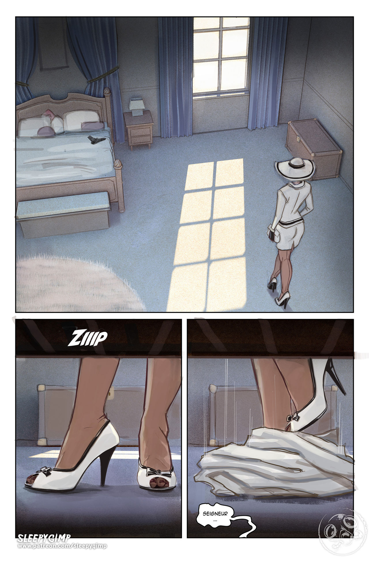 Lady and Bellhop page 8 full