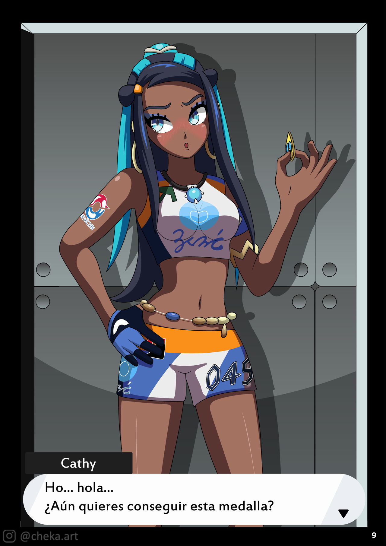 Nessa Battle Gym page 10 full