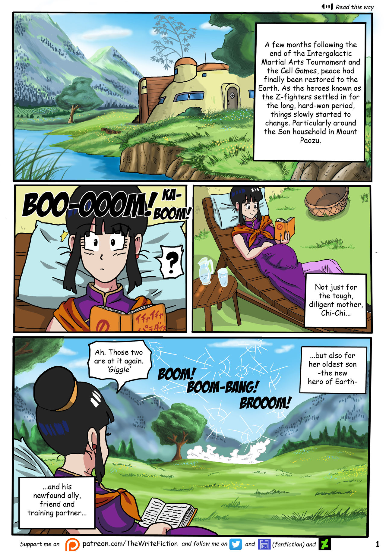 Gohan X Zangya: Fiery Lake page 3 full