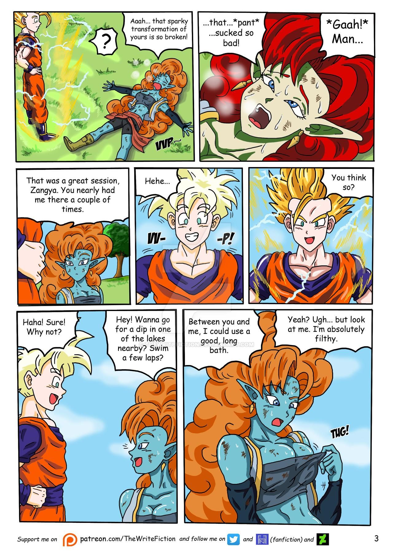 Gohan X Zangya: Fiery Lake page 5 full