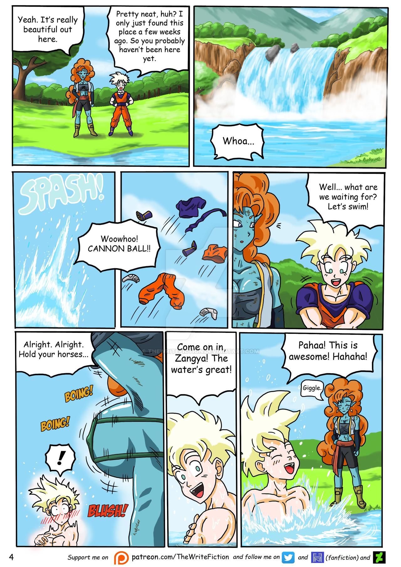 Gohan X Zangya: Fiery Lake page 6 full