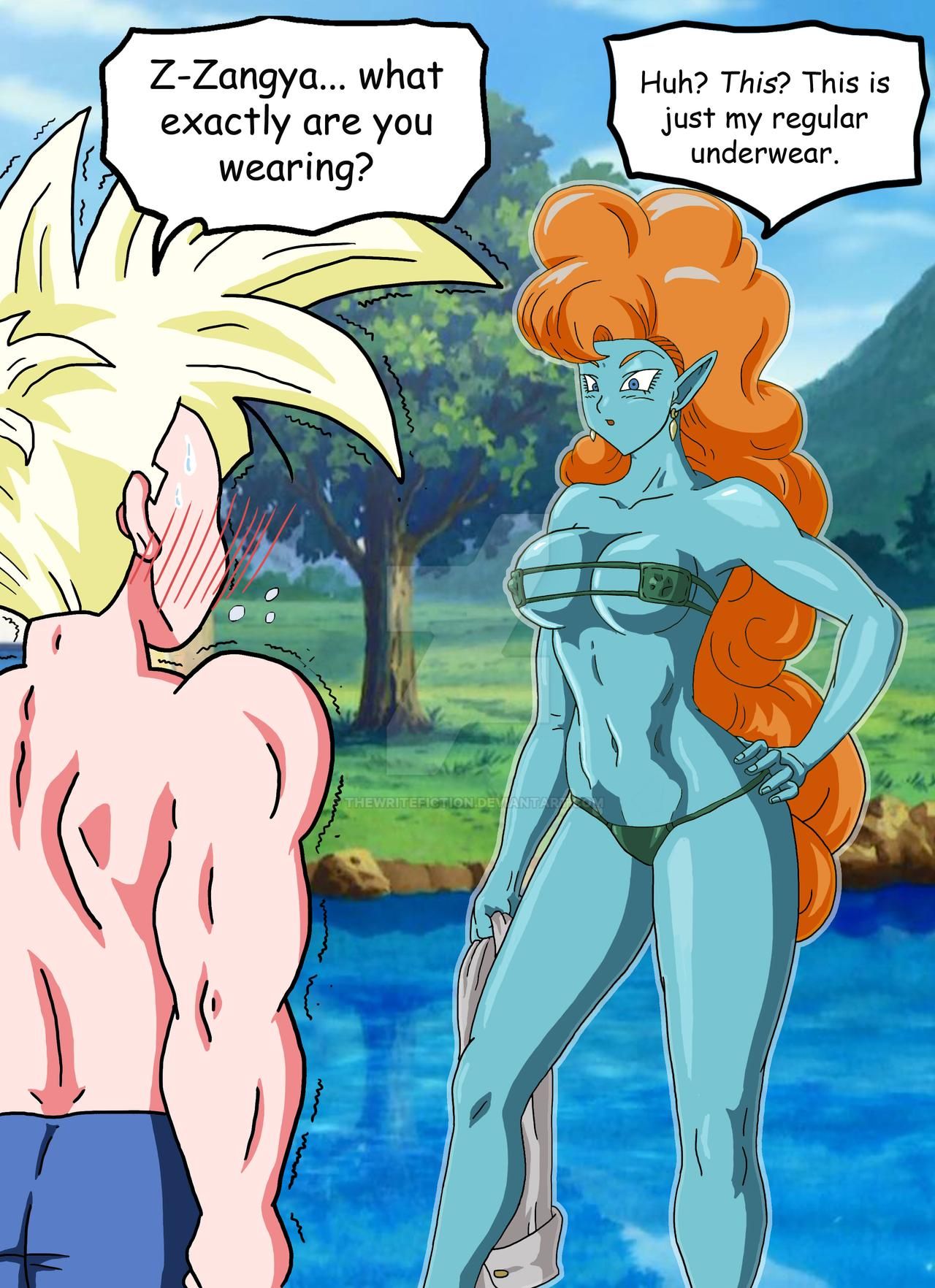 Gohan X Zangya: Fiery Lake page 7 full