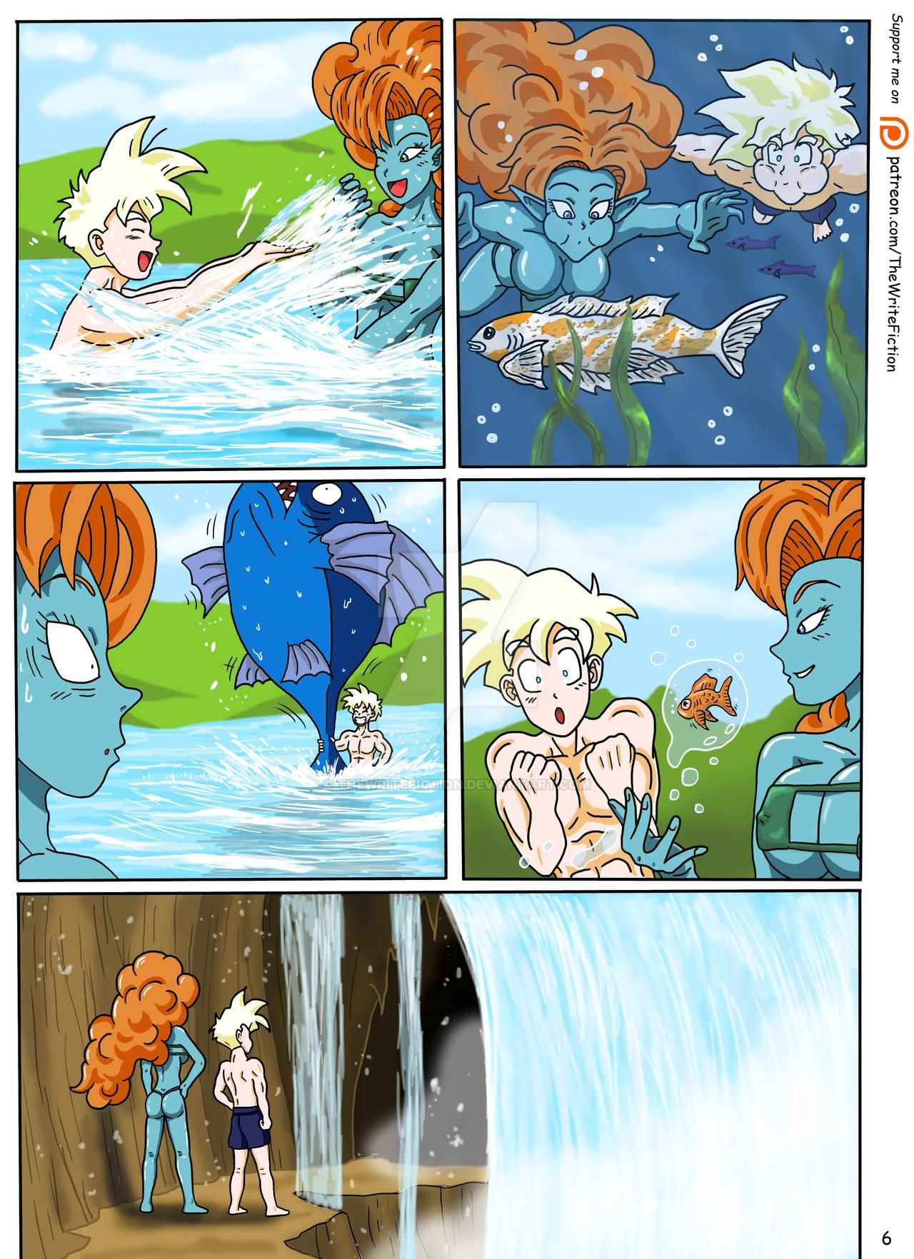 Gohan X Zangya: Fiery Lake page 9 full