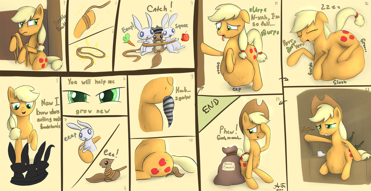 Applejack Vore Art Collection page 10 full