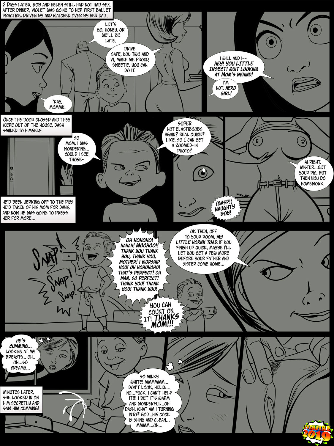 Elastigirl Spied On page 10 full